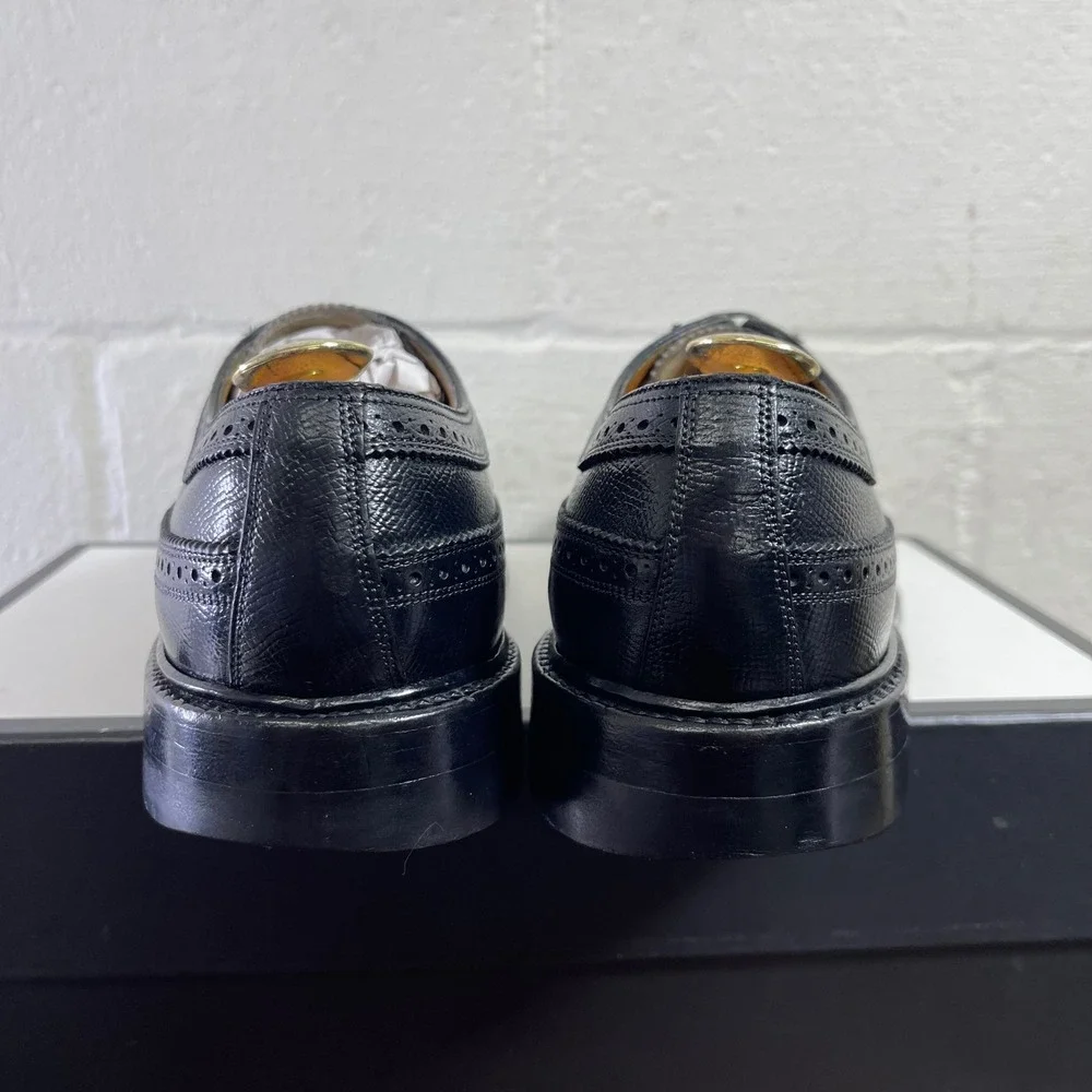 Florsheim Imperial Kenmoor 92604 Black‎ Leather Wingtip Oxford Dress Men's 9.5 C